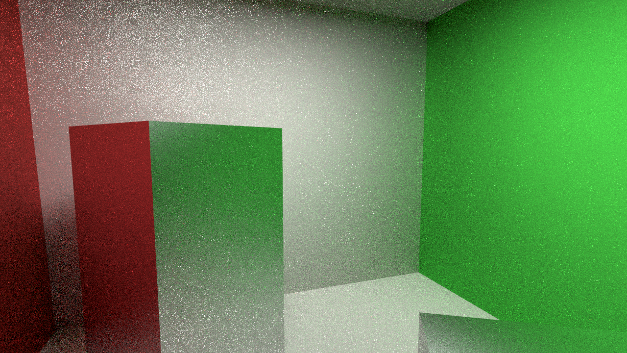 Default path tracer. Render time: 109ms